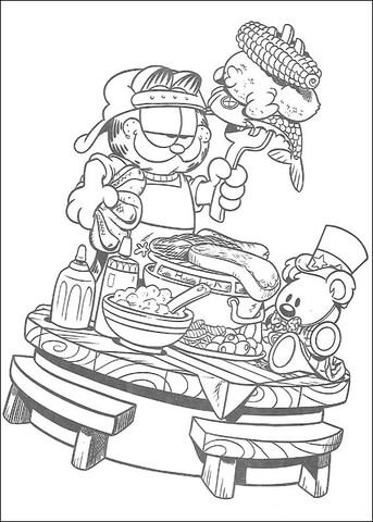 Good Breakfast  Coloring Page